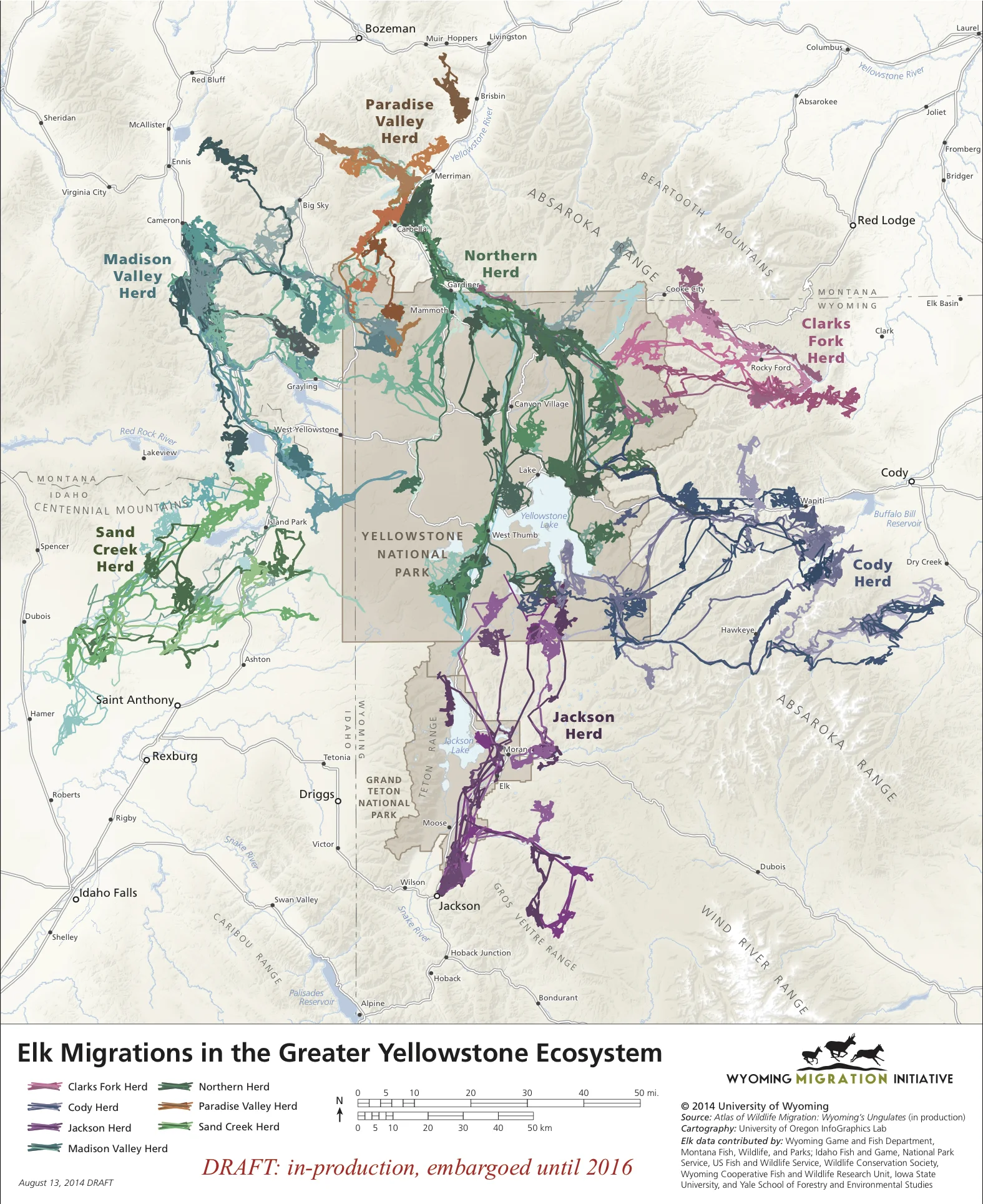 Elk Migrations in the Greater Yellowstone Ecosystem