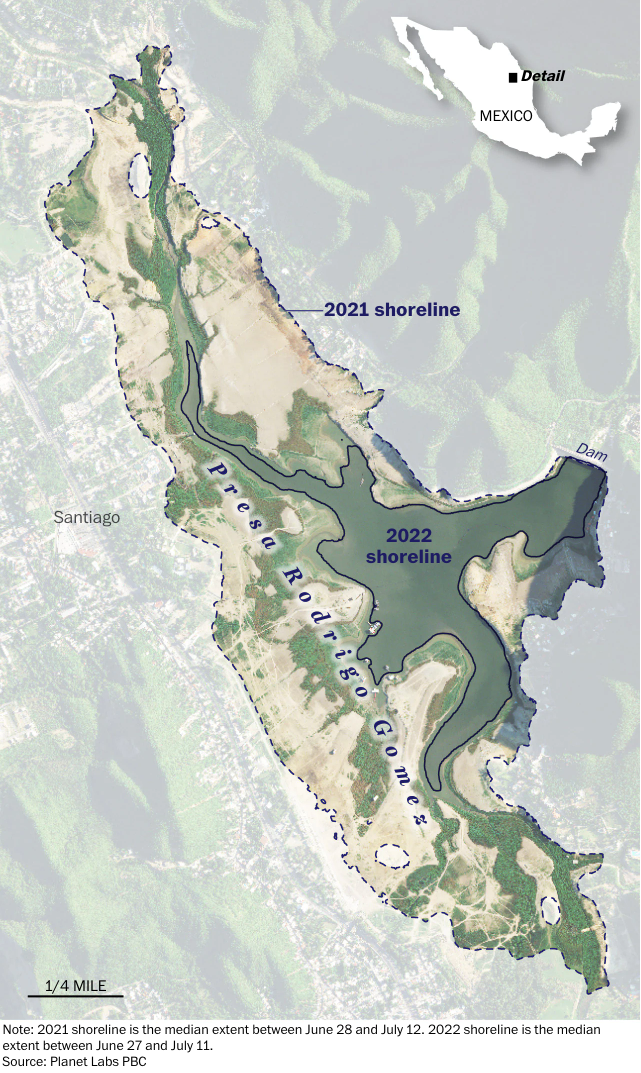 Northern Mexico has a historic water shortage. These maps explain why.