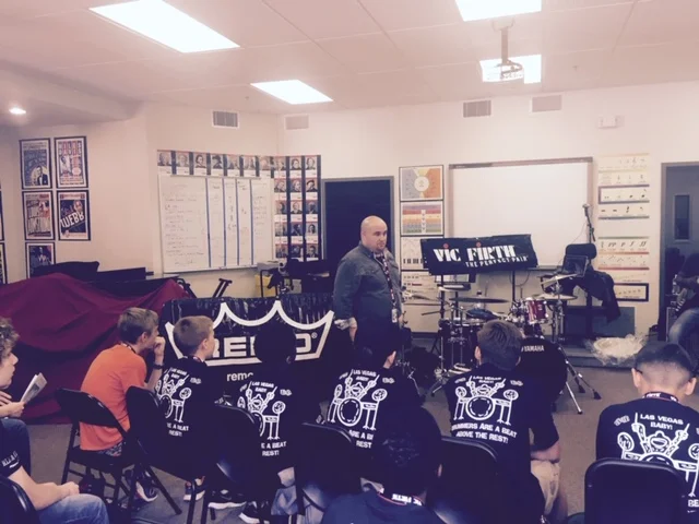 Clinic at the Las Vegas Drum Camp, 2015