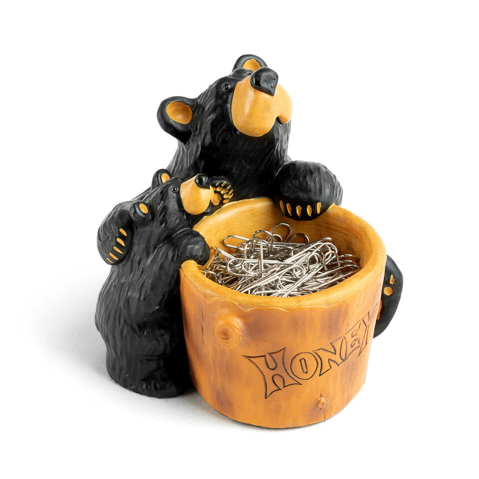 Honey Pot Paper Clip Holder — Bear Country Gallery