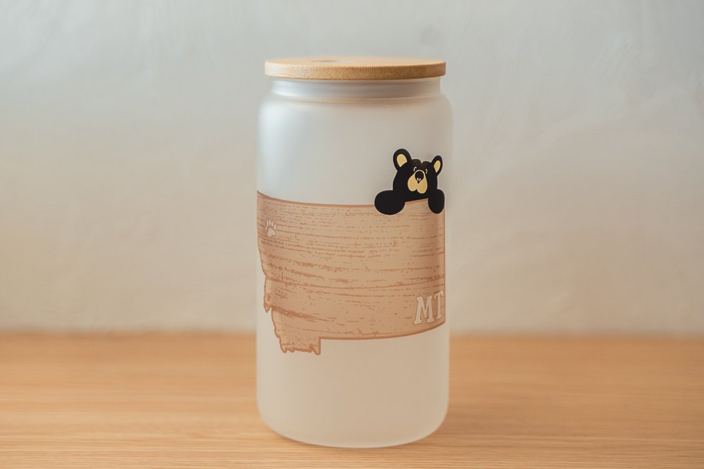 16oz Glass Tumbler — Bear Country Gallery