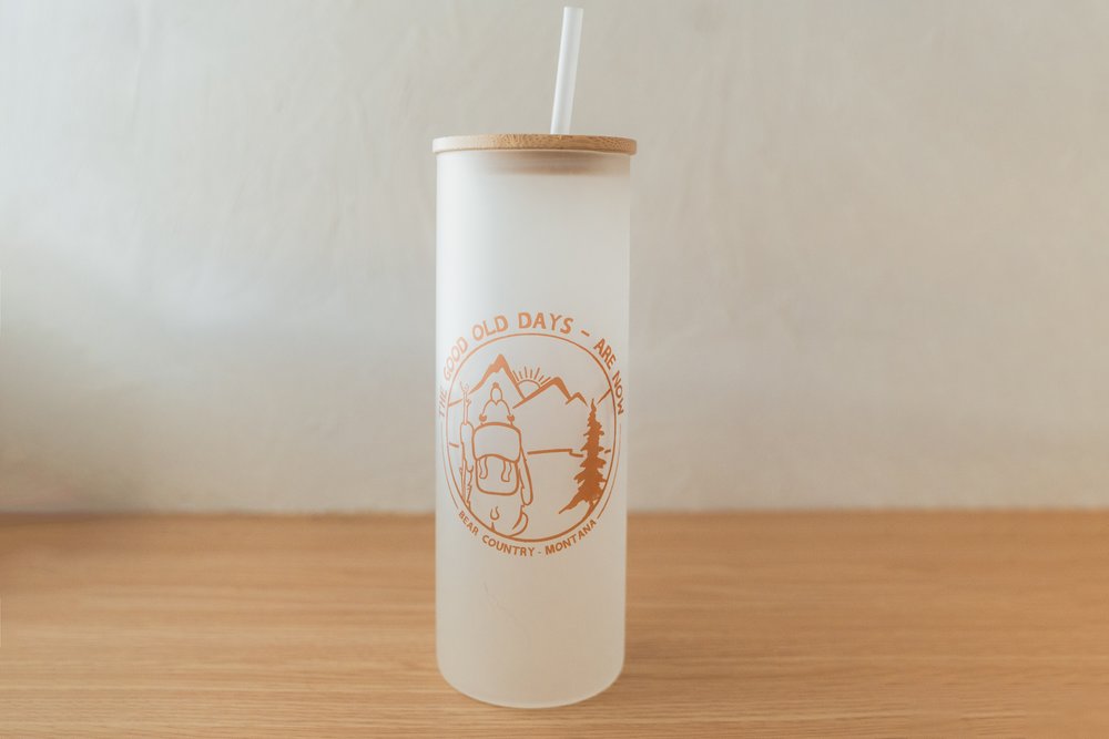 20oz Glass Tumbler by Jeff Fleming — Bear Country Gallery
