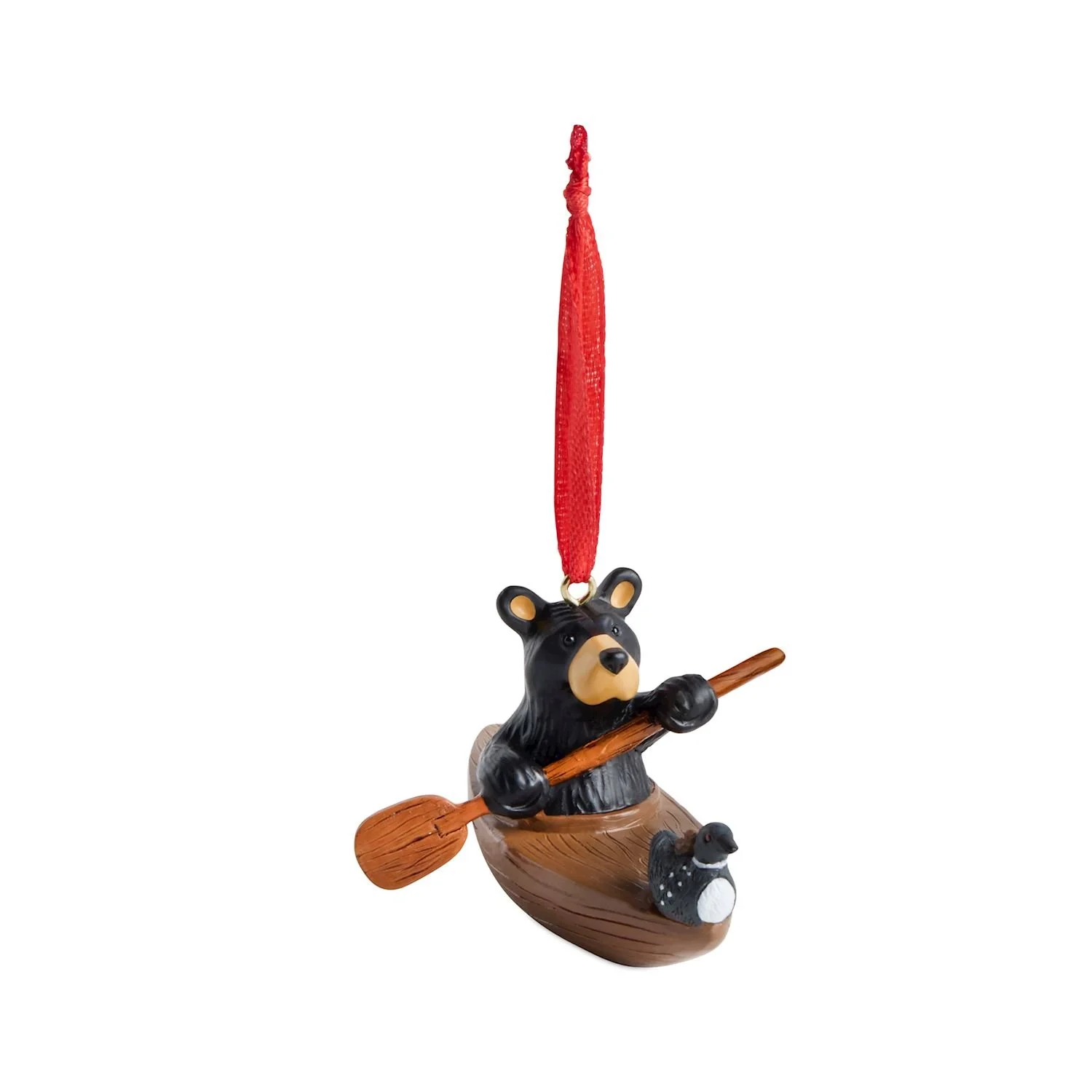 Kayak Bear Ornament - NEW!