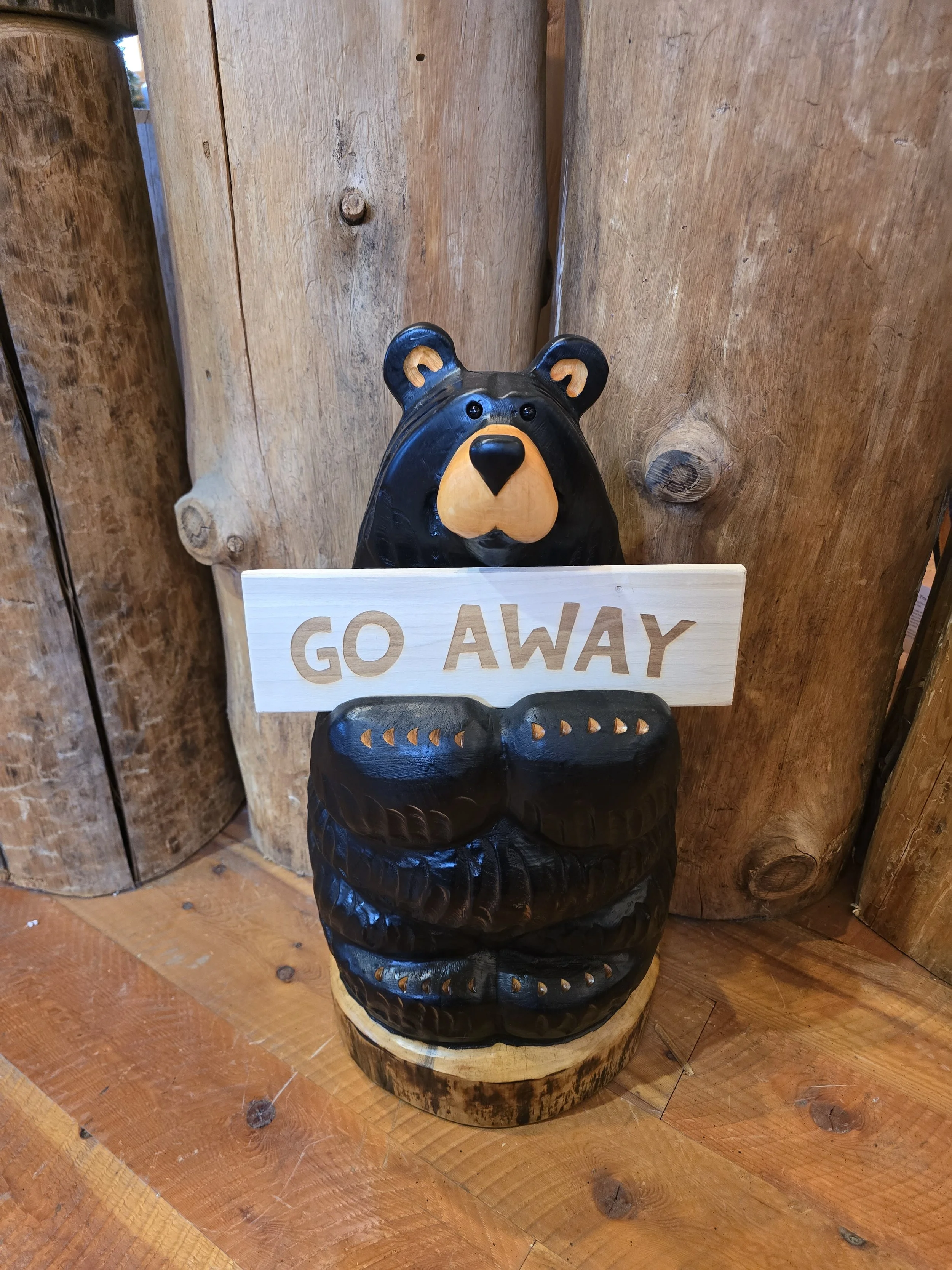 Chainsaw Carved Welcome Bear
