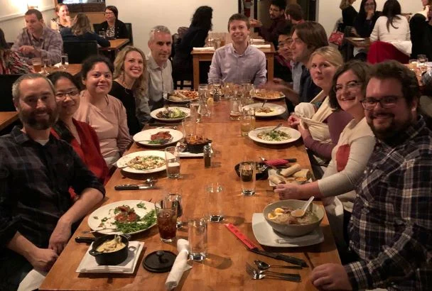 Goodbye dinner for Vicki