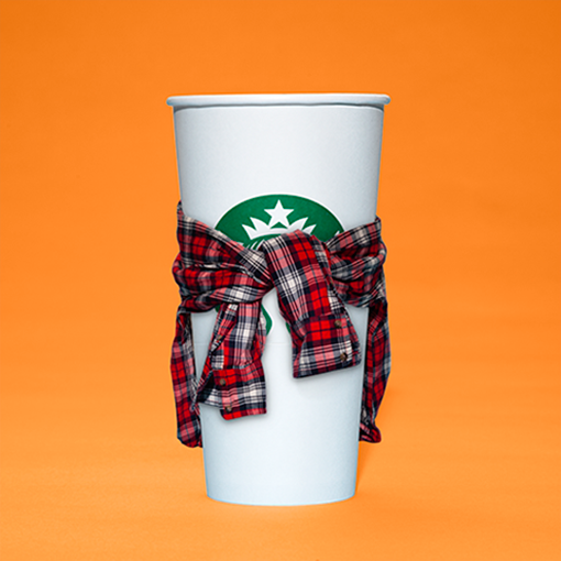 Caption: Drinking a pumpkin spice latte is like autumn tap dancing on your taste buds. 