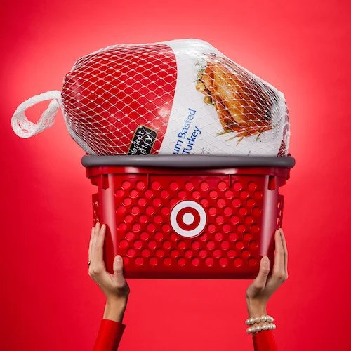 Caption: Our aisles double as dance floors. You know, just in case you bag the biggest bird. #TargetTruth