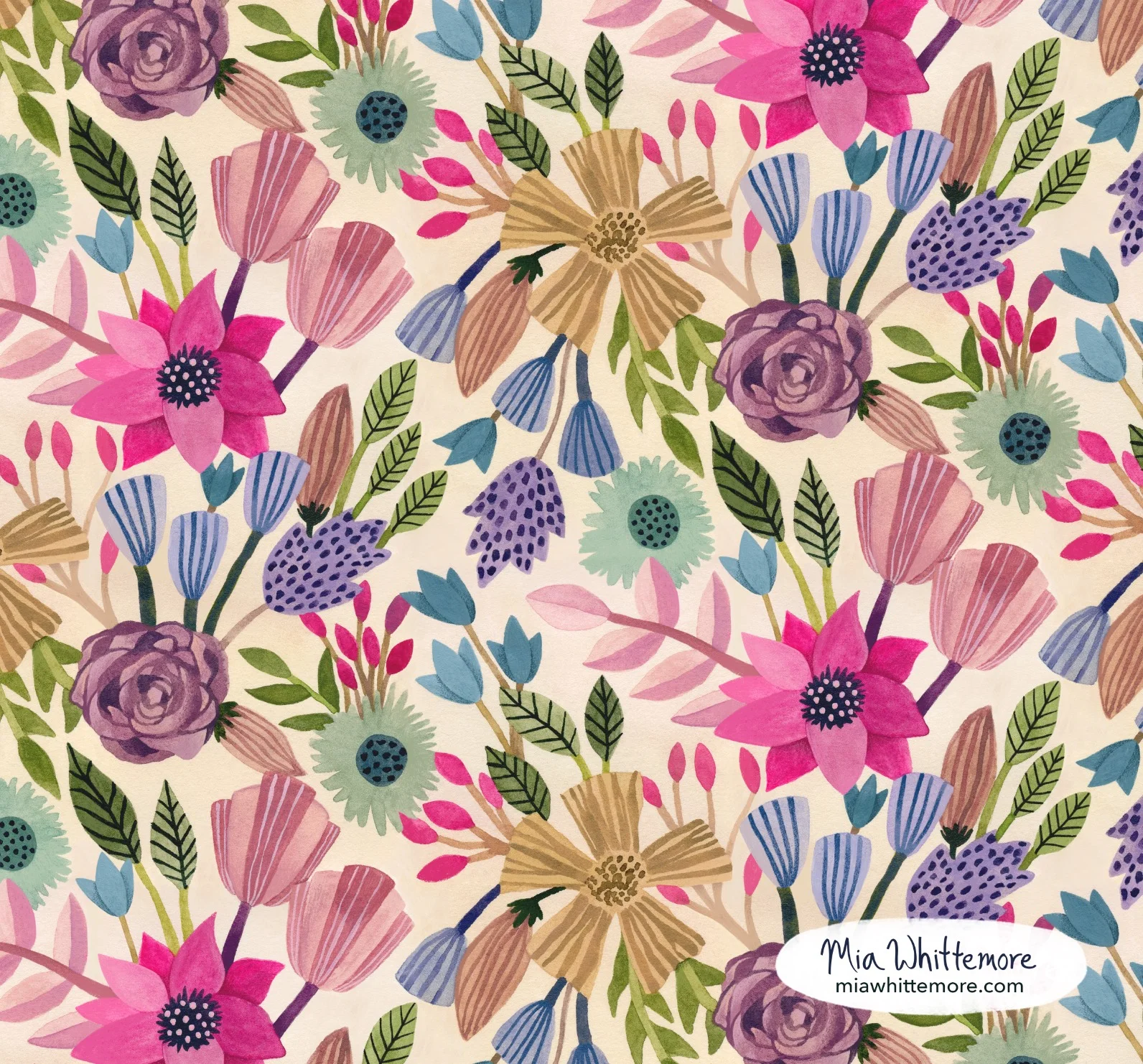 Mia Whittemore Yellow Flower Pattern.jpg