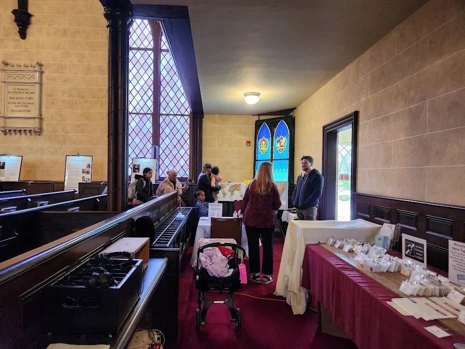 Guests at guest book area.jpg