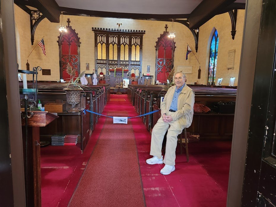 Ian welcoming guests.jpg
