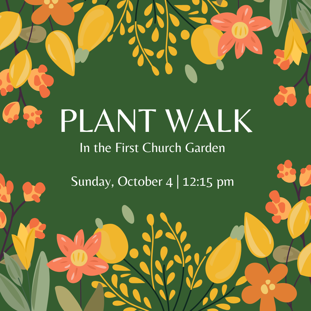 Plant Walk in the First Church Garden