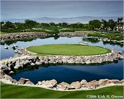 The 17th at the Stadium course is very scenic, but treacherous, particularly on Sunday