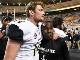 Kyle Shurmur and Coach Mason aim to build on their legacy next Thursday in Houston in the Texas Bowl (Photo, Knoxville News Sentinel).