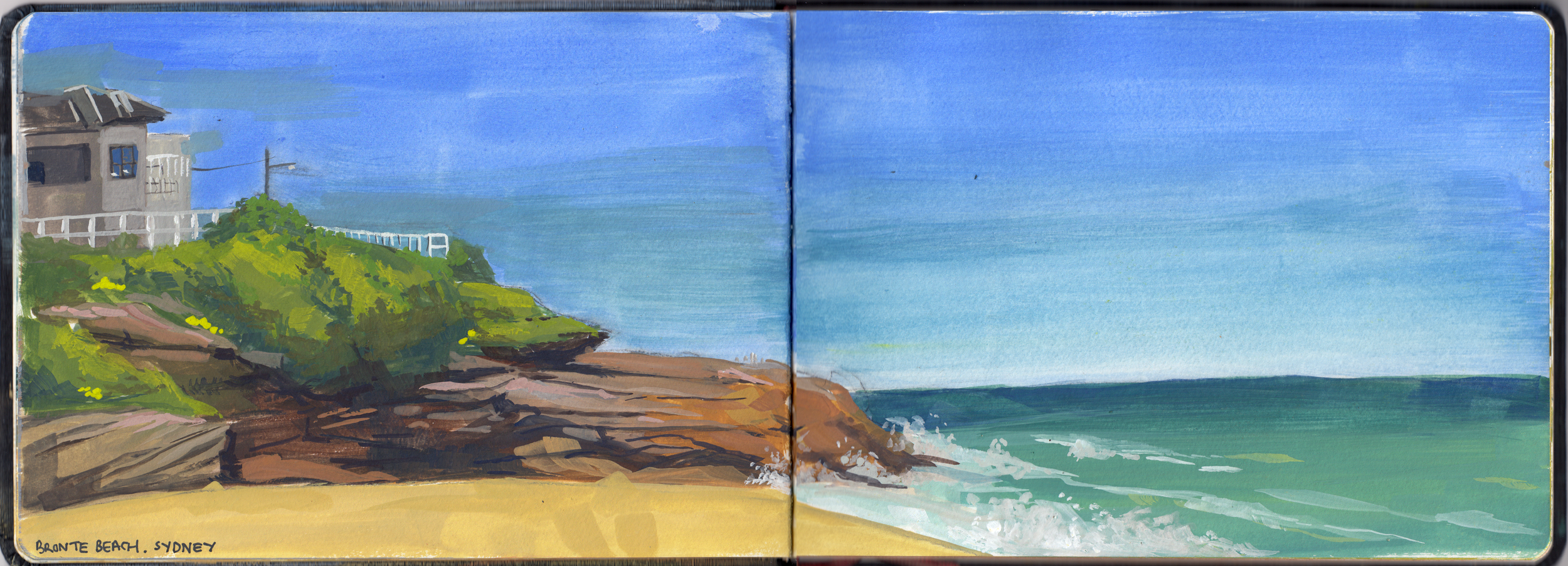 Bronte Beach, Sydney. A short walk from Bondi Beach. The day we were here was incredibly busy due to it being the last day of “Sculpture By The Sea”; so plenty of photo opportunities. I’ve omitted the people from the view.