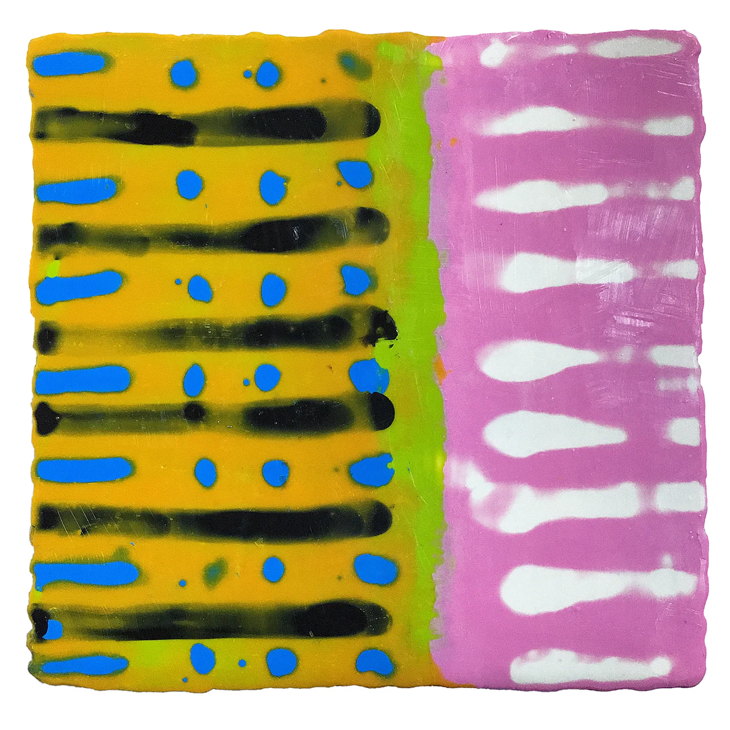Encaustic number 8 8"X8"