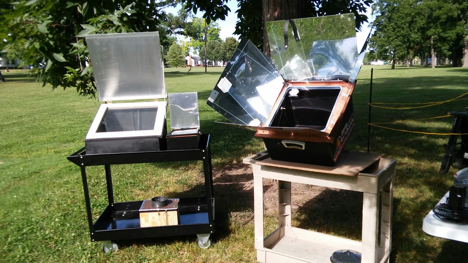 Solar Oven cooking demonstration at The Westgate Summer Jam 2016