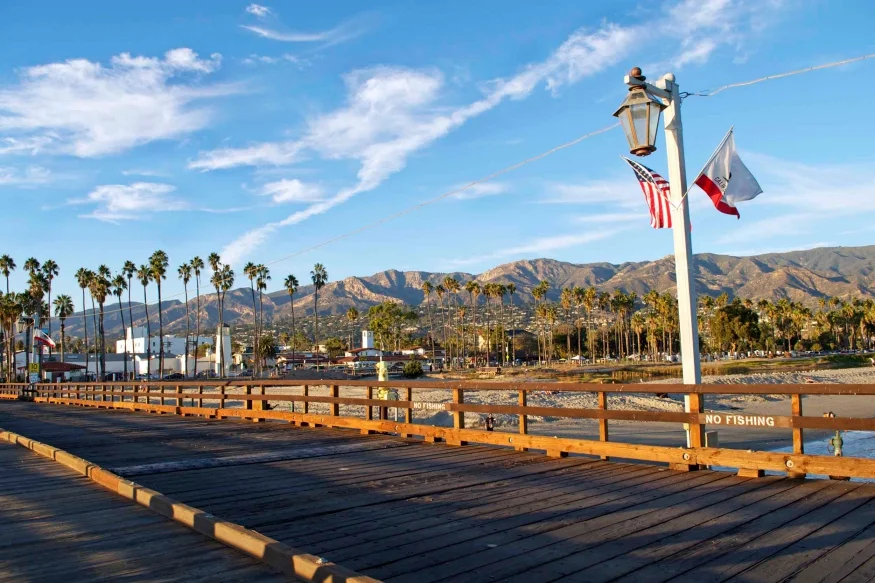 Seafood Restaurant Stearns Wharf Santa Barbara Pier Moby Dick