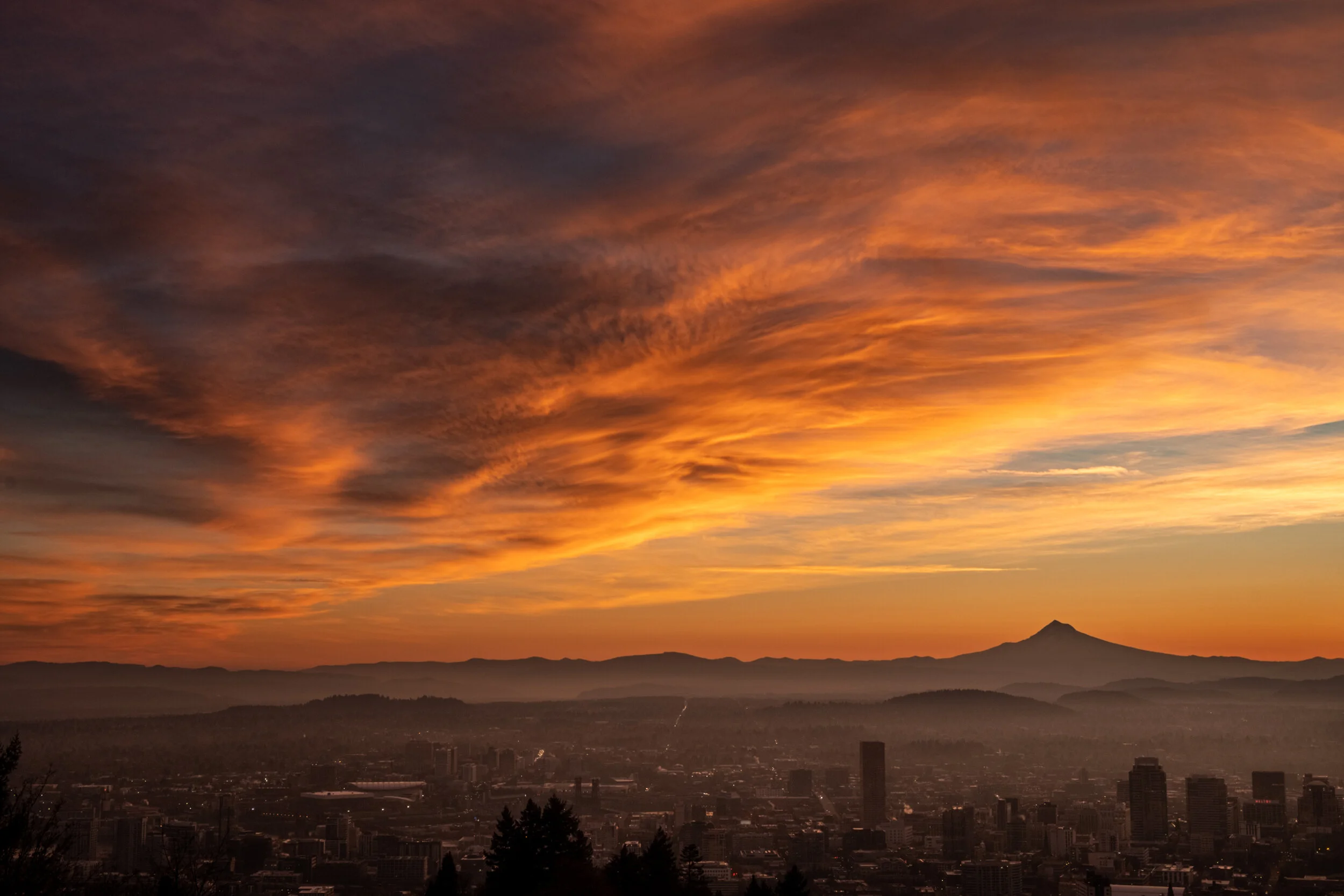 Sunrise from Pittock
