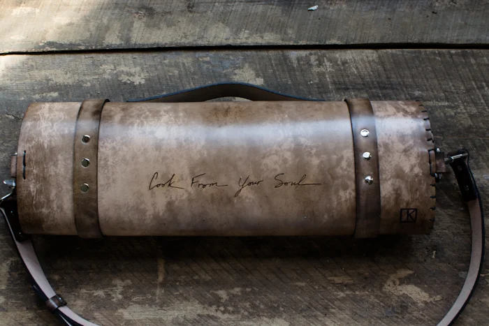Custom Leather Knife Roll