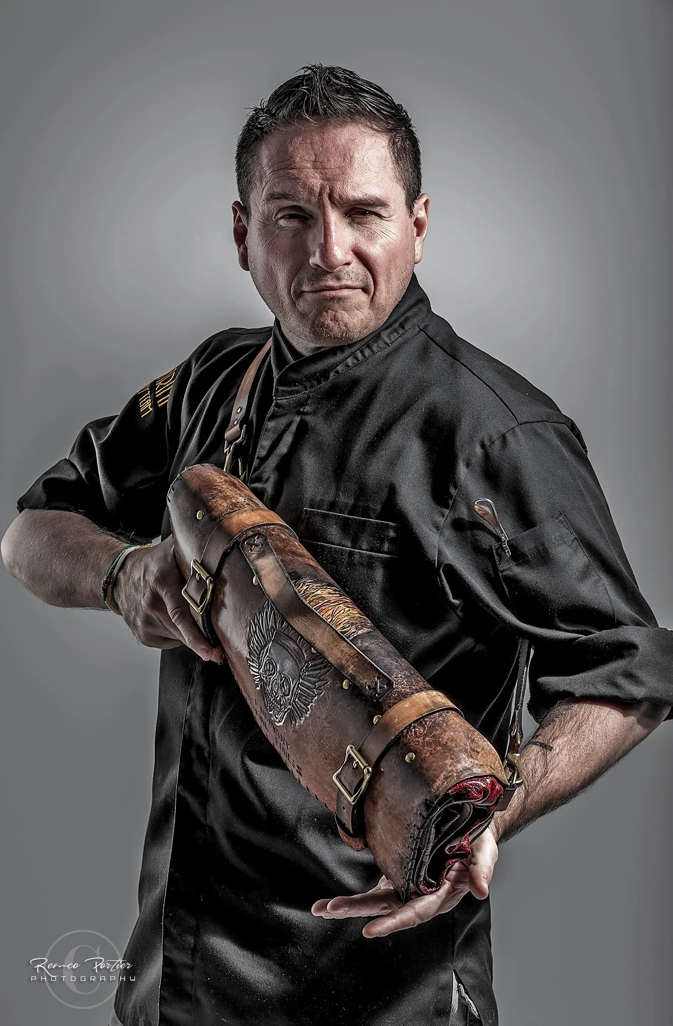 Celebrity Chef Gianfranco Chiarini Custom knife roll