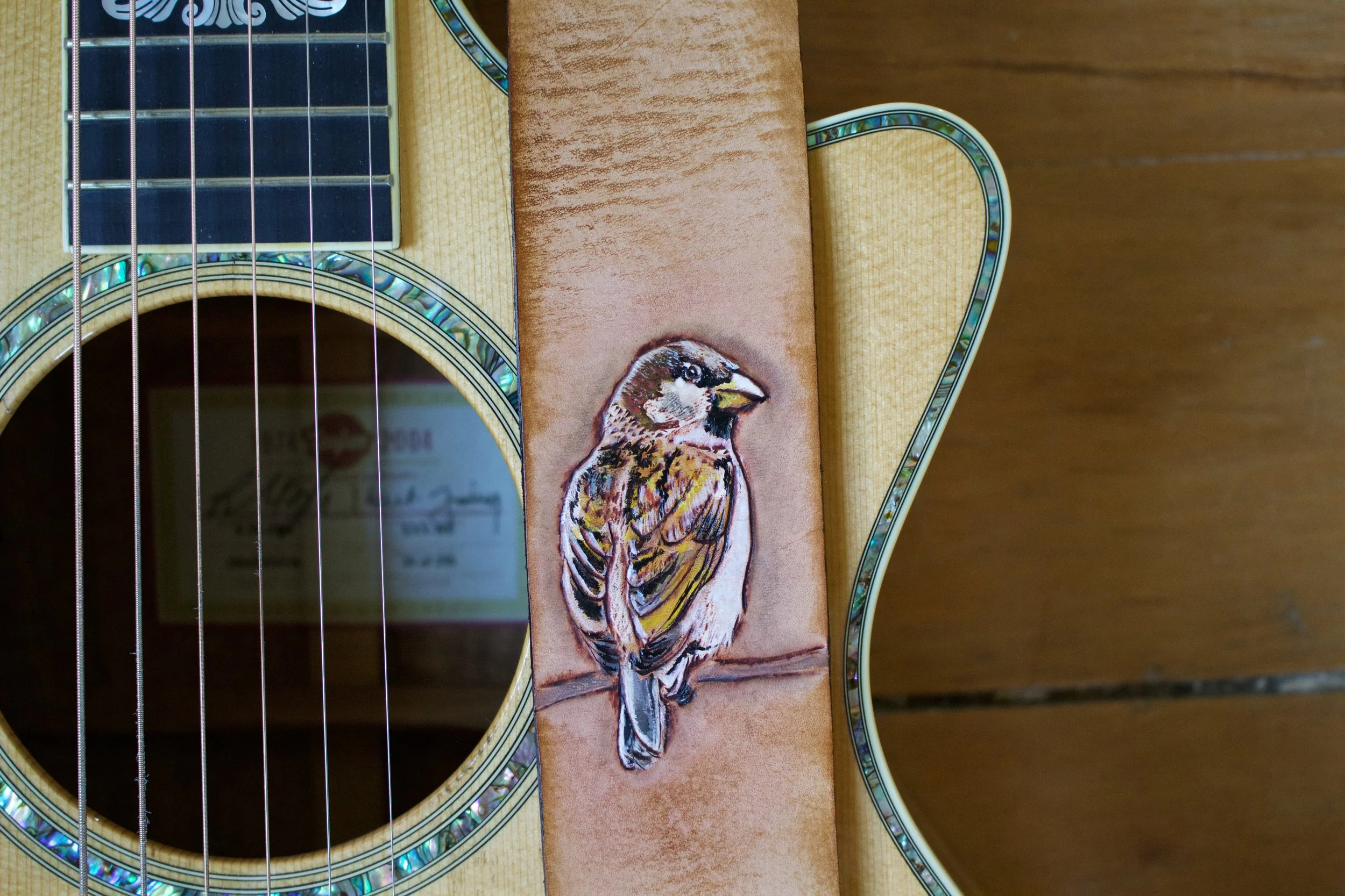 Sparrow Guitar Strap Tallest Man On Earth.jpg