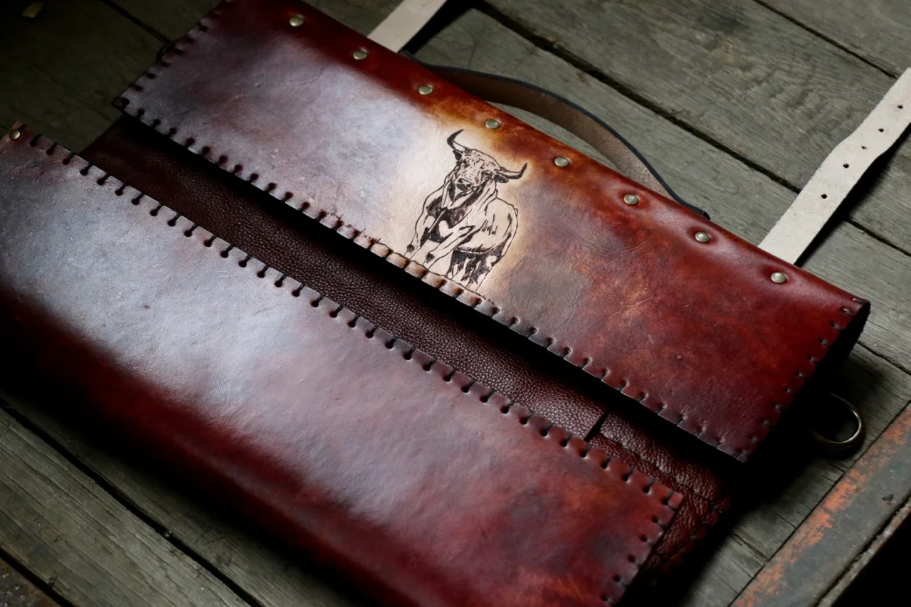 toro leather knife roll