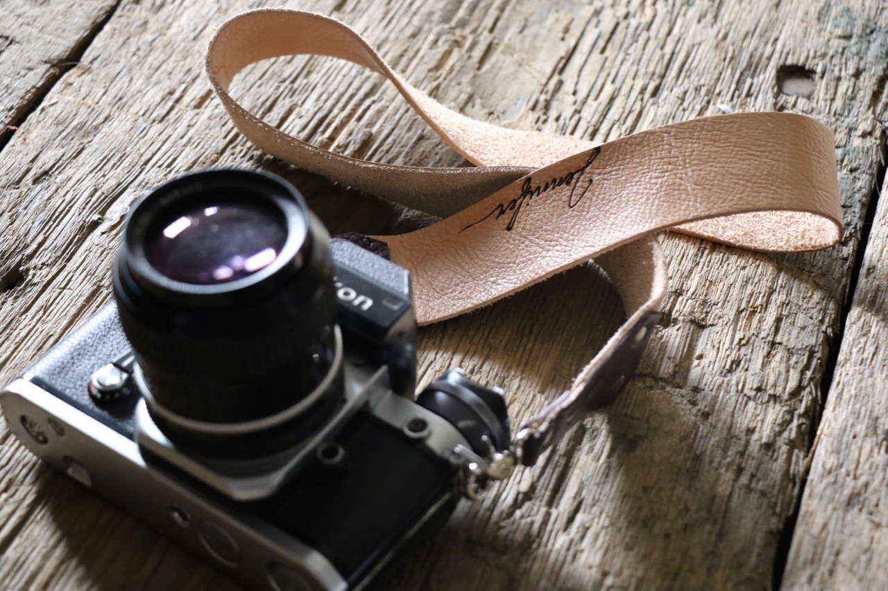 Natural Leather Camera Strap 