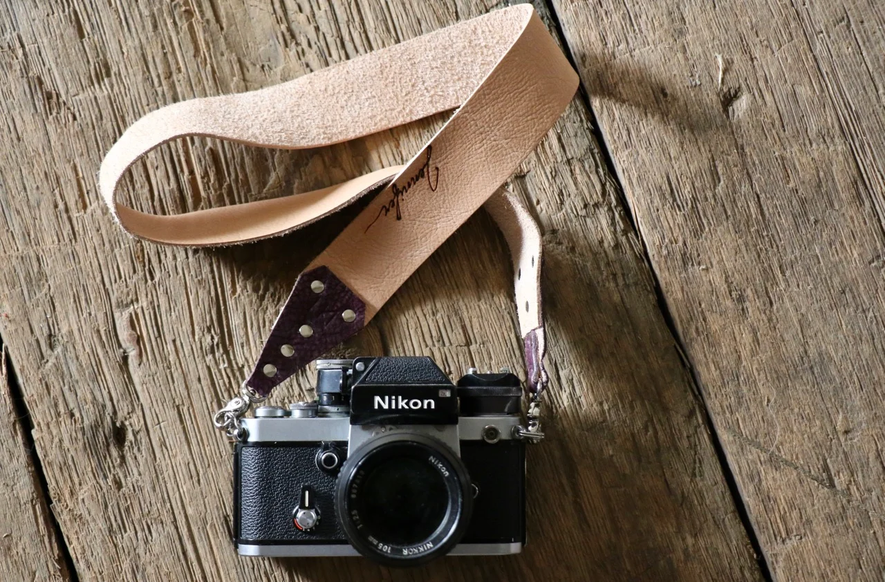 Natural Leather Camera Strap