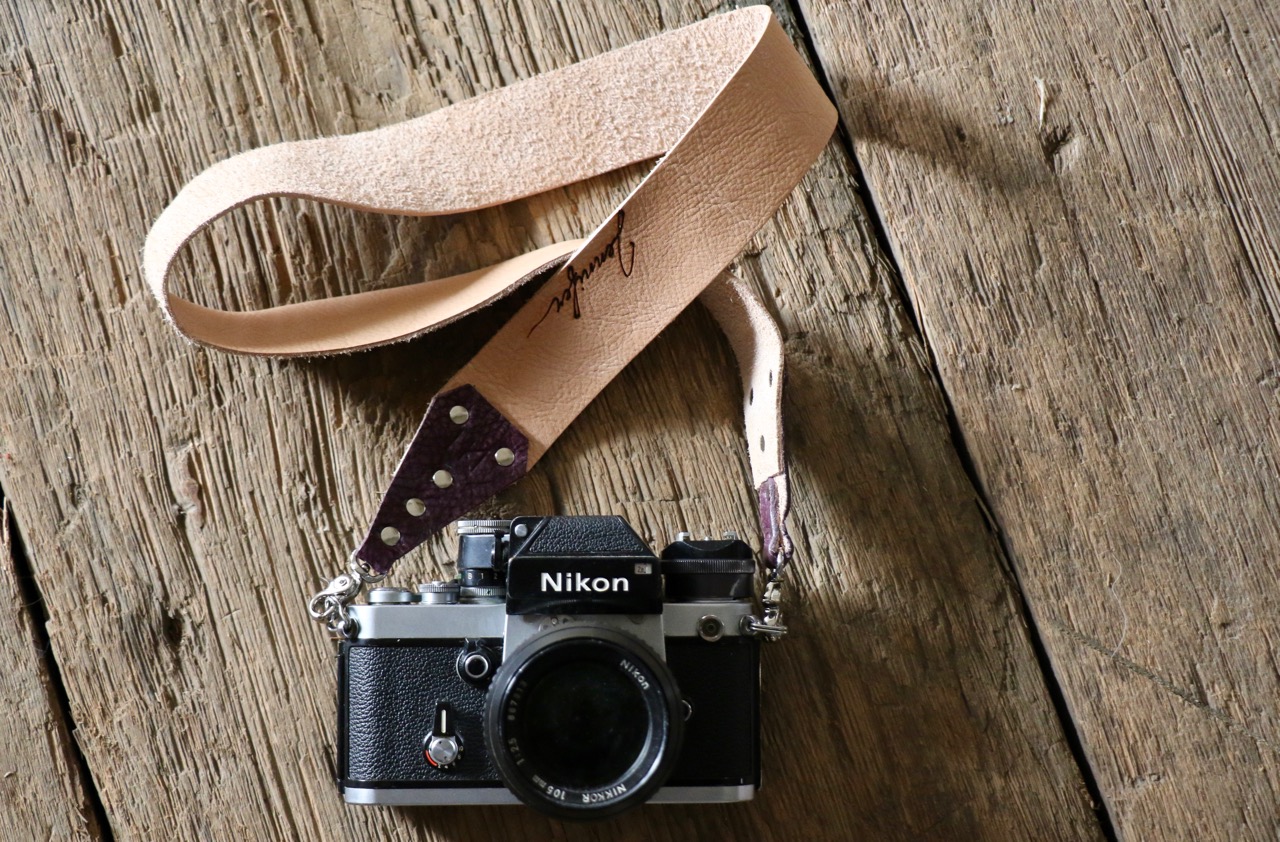 Natural Leather Camera Strap 