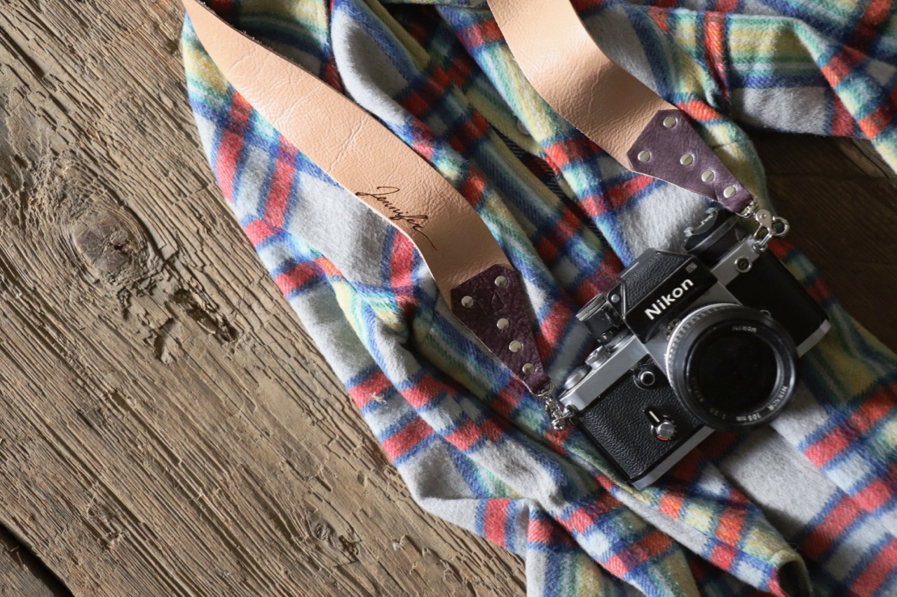 Natural Leather Camera Strap 
