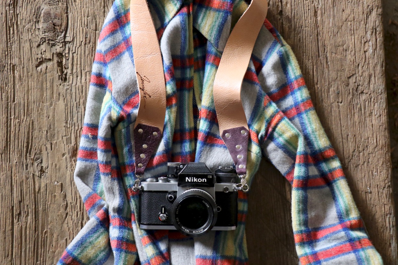 Natural Leather Camera Strap 