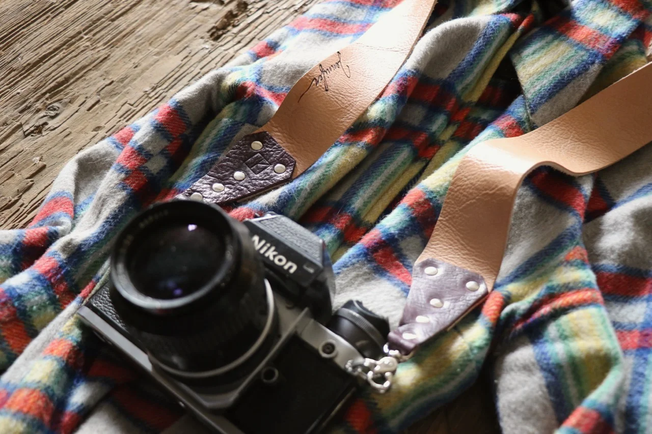 Natural Leather Camera Strap