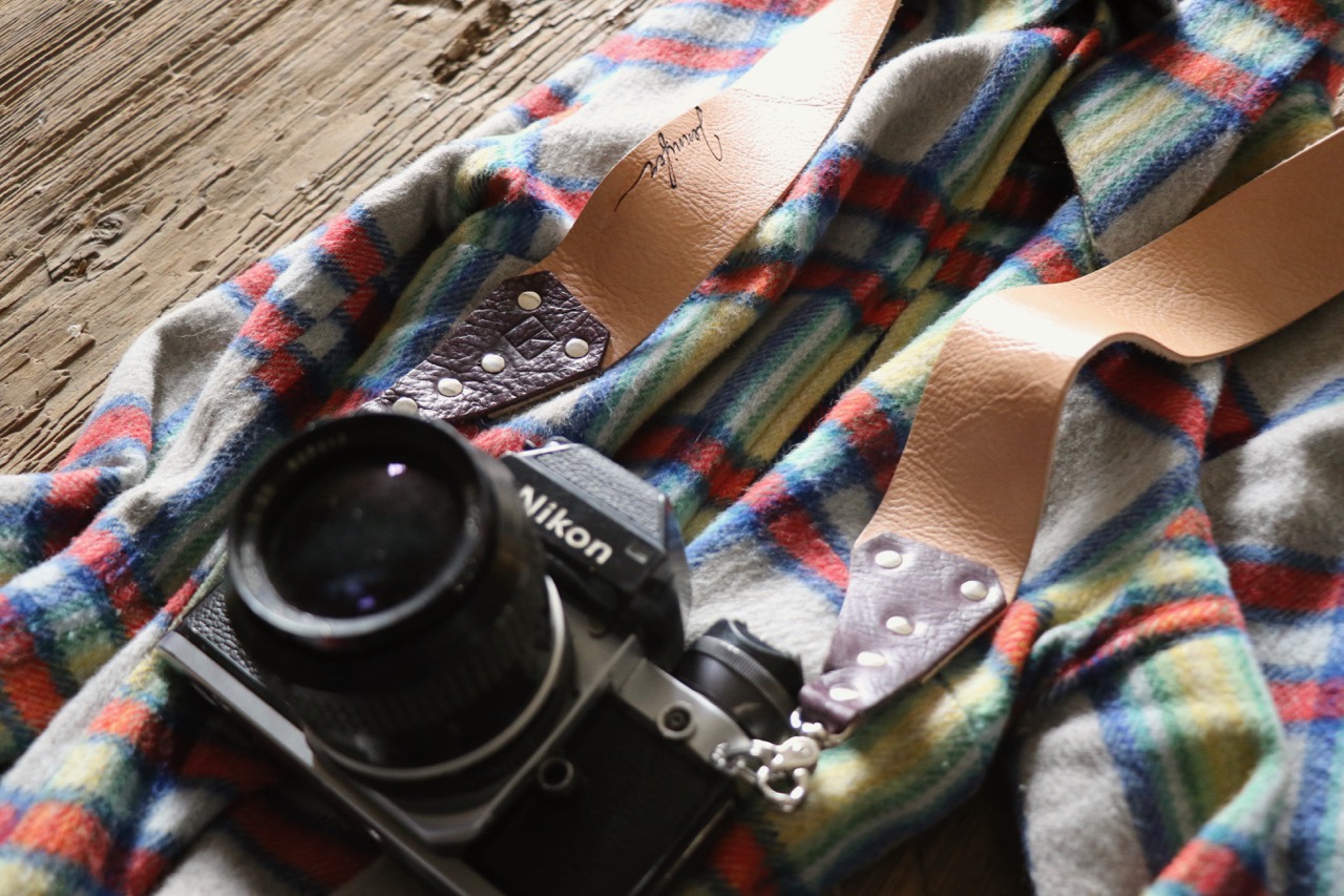 Natural Leather Camera Strap 