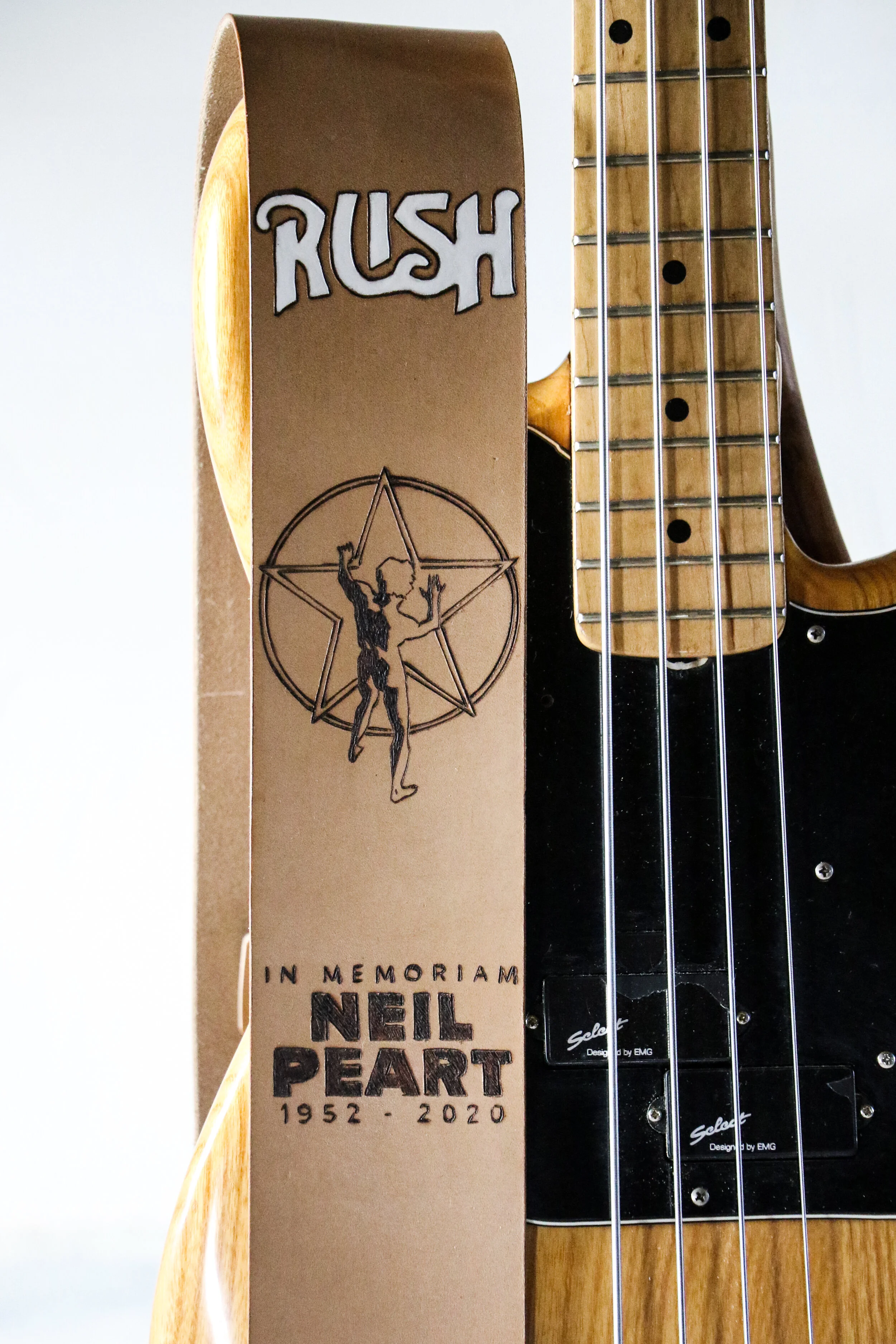 RUSH Italian Leather Bass Strap — Linny Kenney