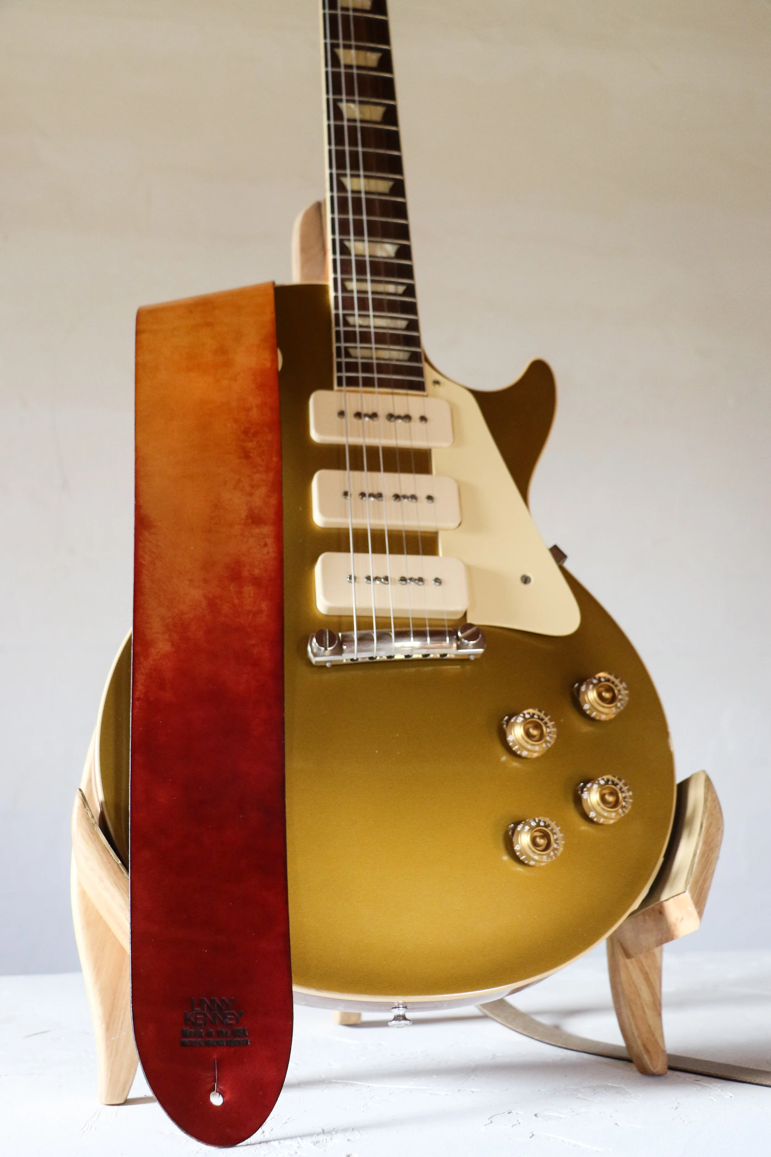 Old Stone Signature Stain Guitar Strap (3.25" wide) — Linny Kenney