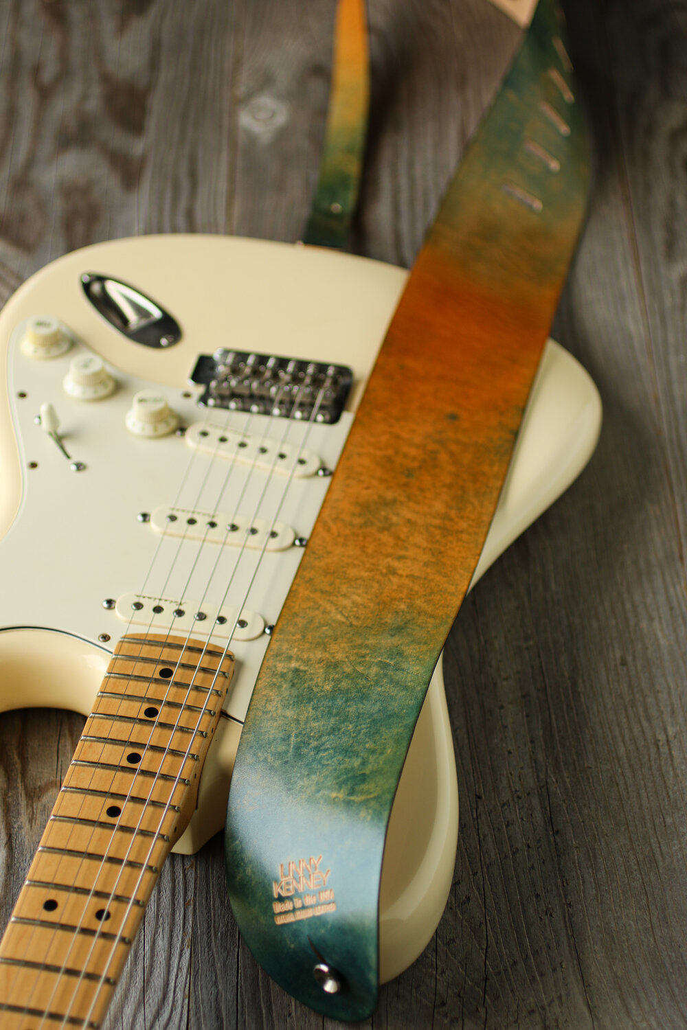 Natural Leather Guitar Straps — Linny Kenney