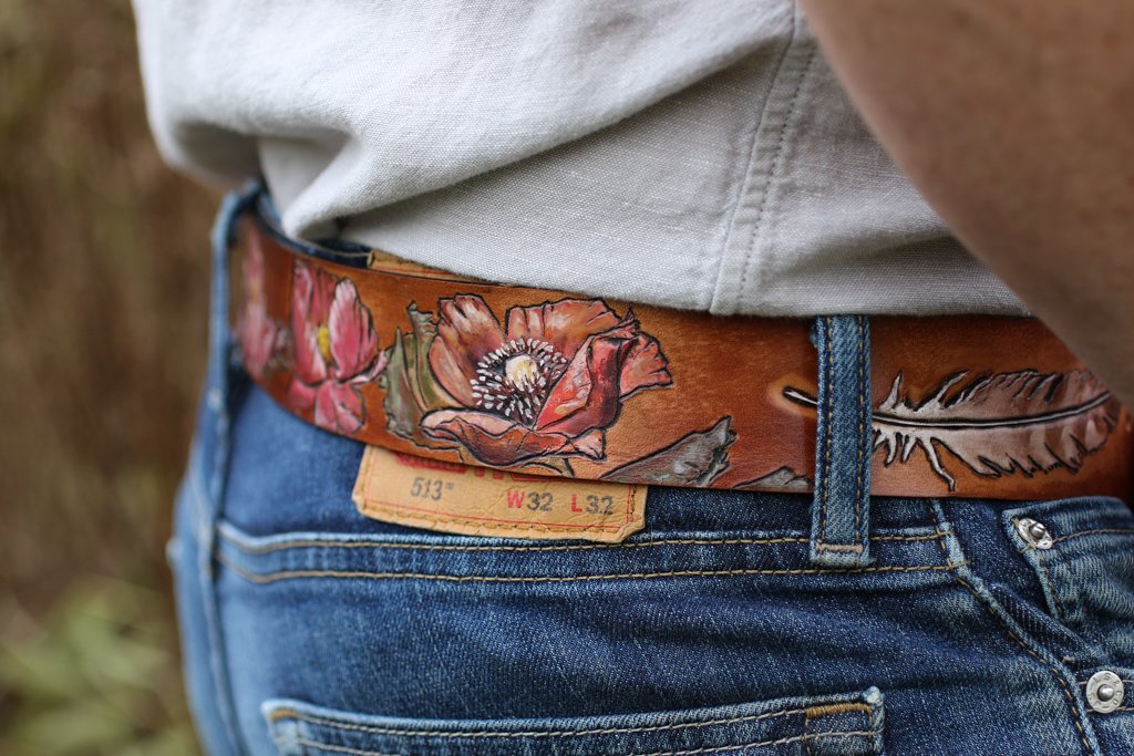Custom Leather Belts — Linny Kenney