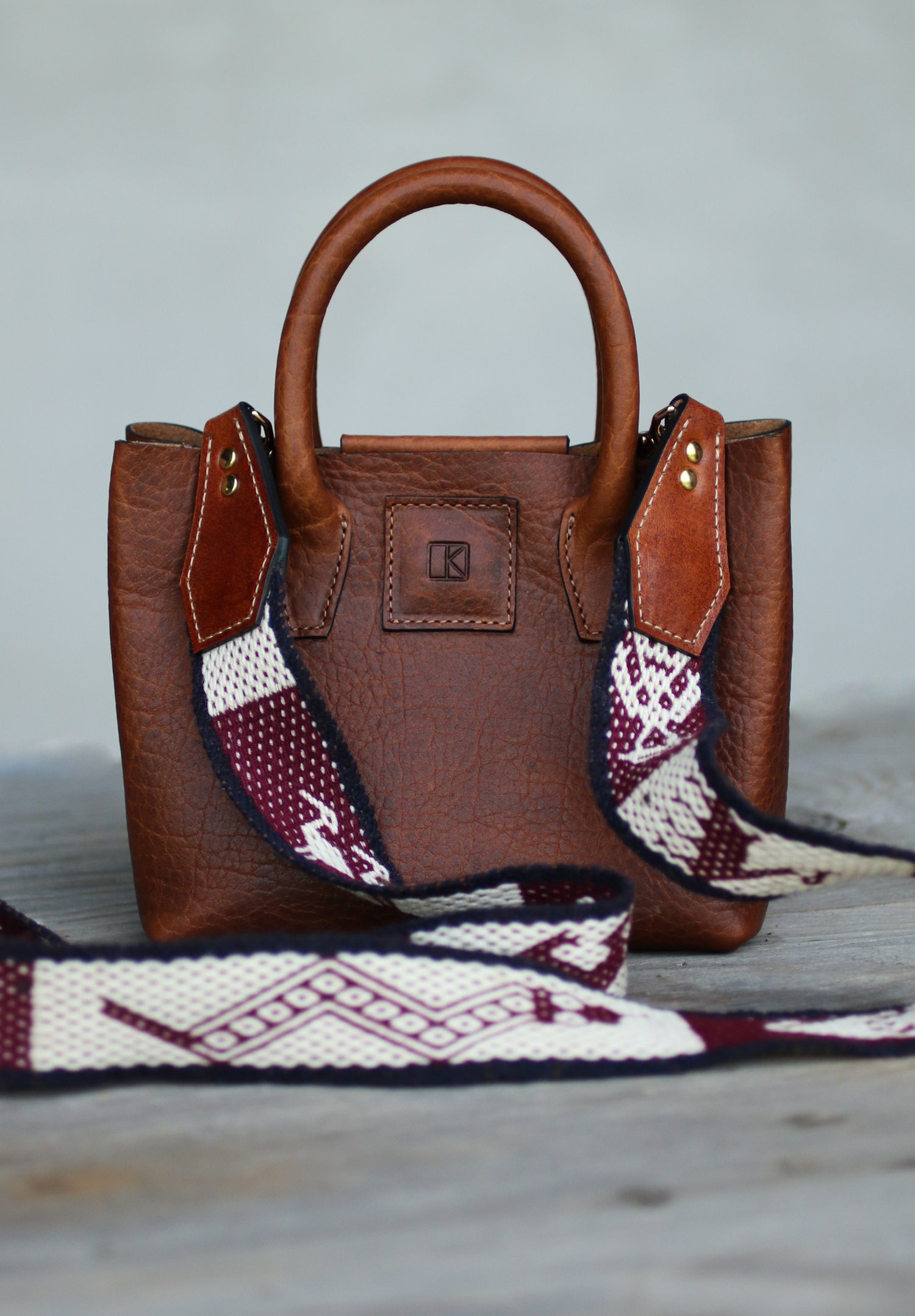 Italian leather purse strap — Linny Kenney