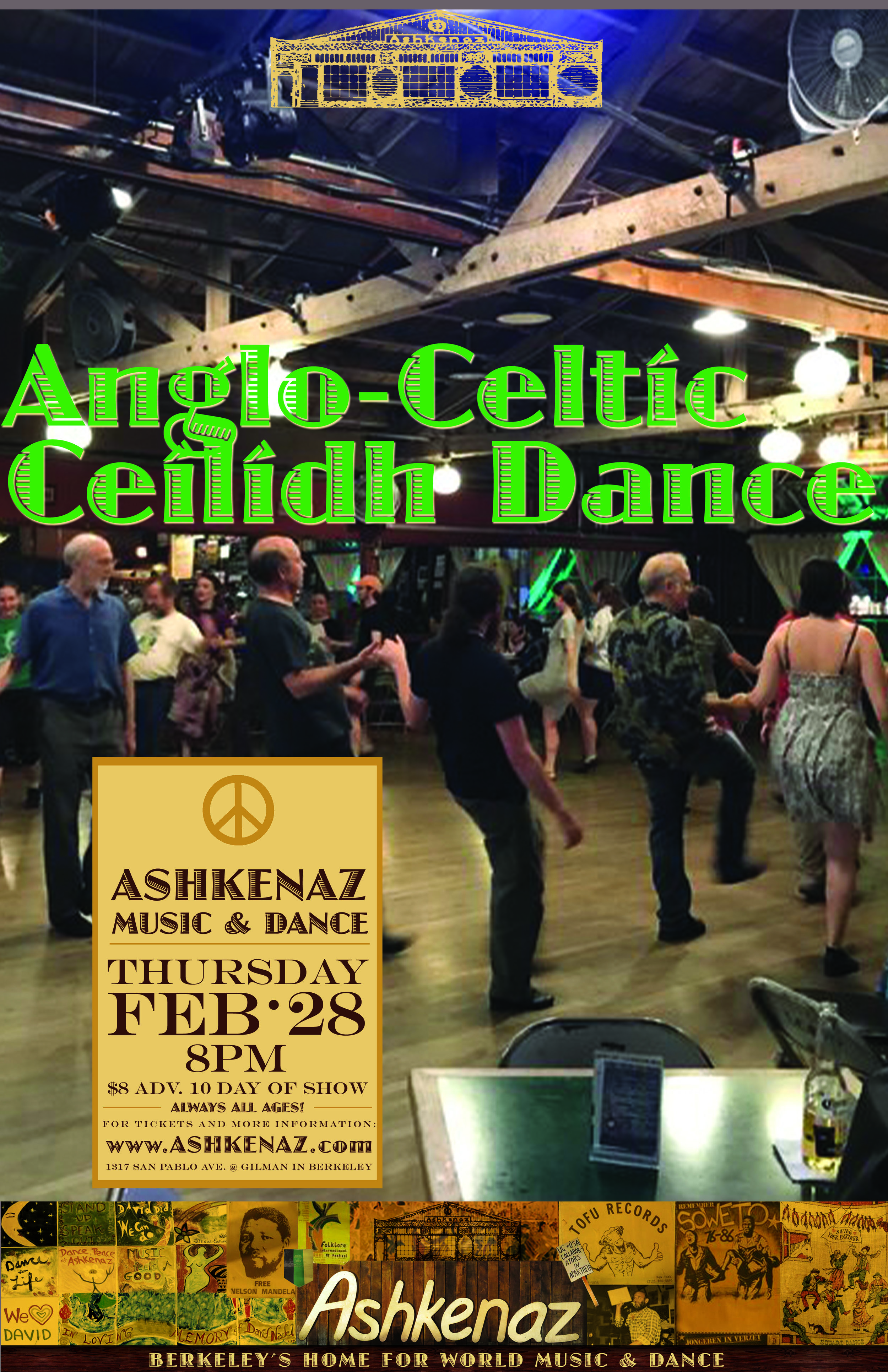 Anglo-Celtic Ceilidh Dance plus Dance Lesson