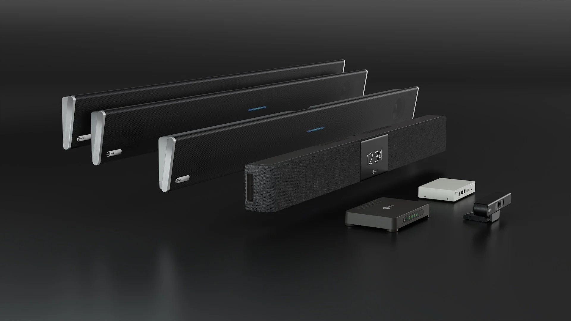 Nureva 3D Product Models Black - Speakers, Camera and Module