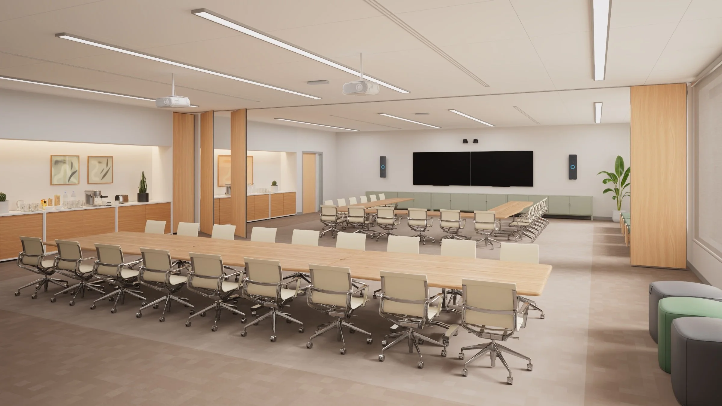 Nureva 3D Room Model - Large Multi-Purpose Room