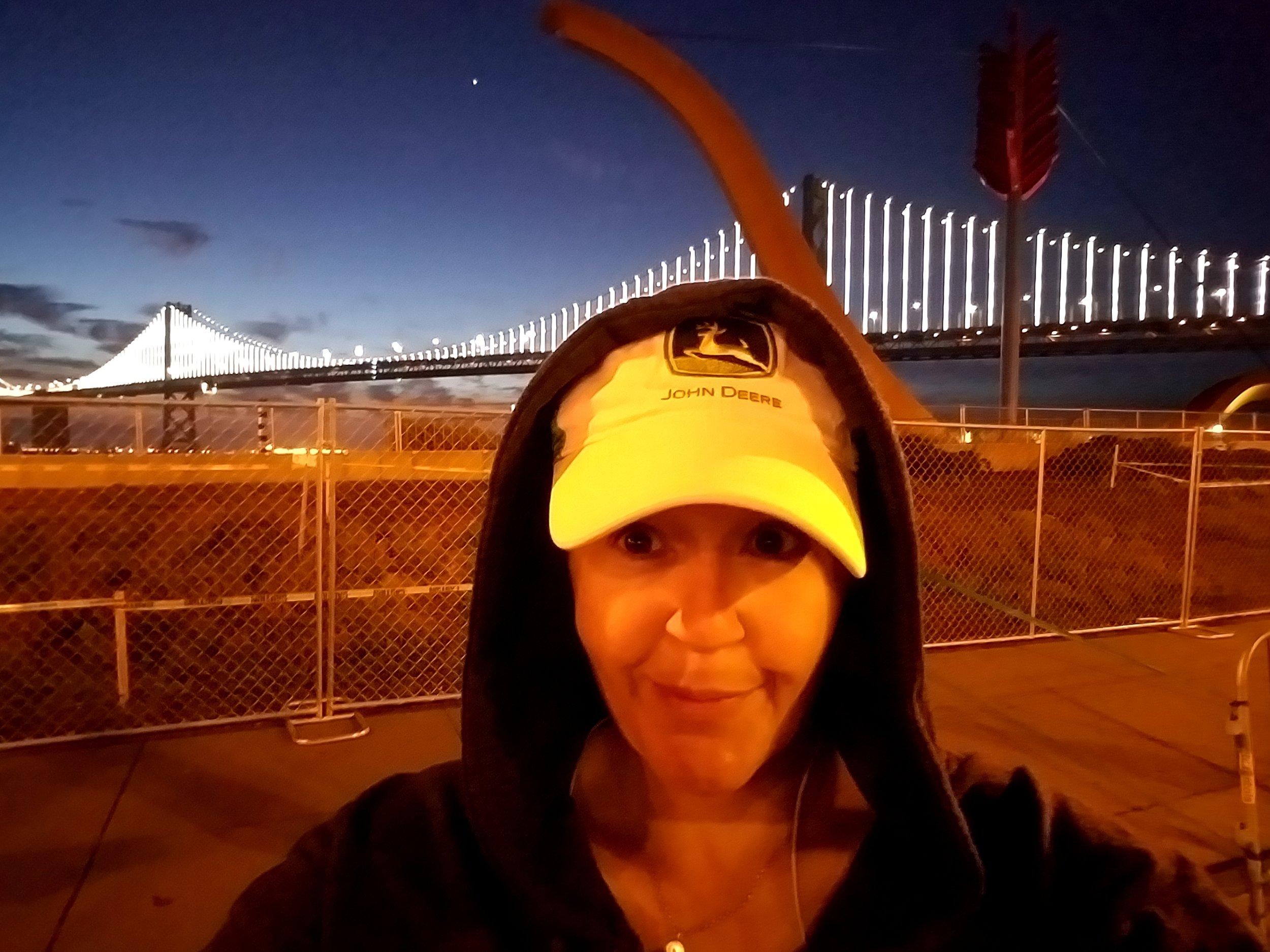 Timmy's John Deere cap. <3