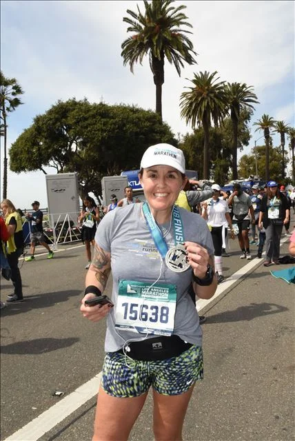 I signed up for the Las Vegas Half Marathon 48 hours later. Because. Running as a St. Jude Hero for that one .