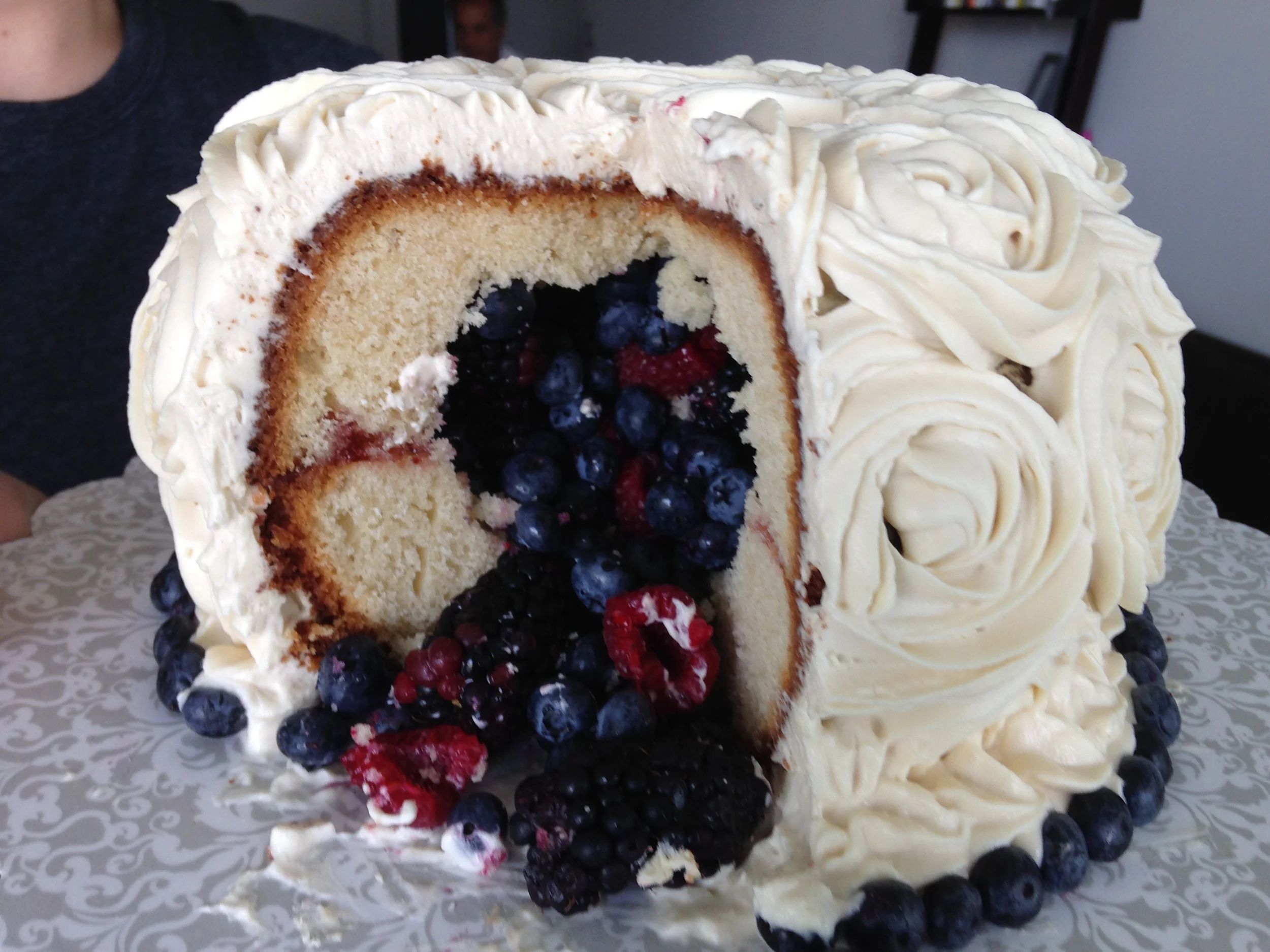   Fruity Piñata Cake  
