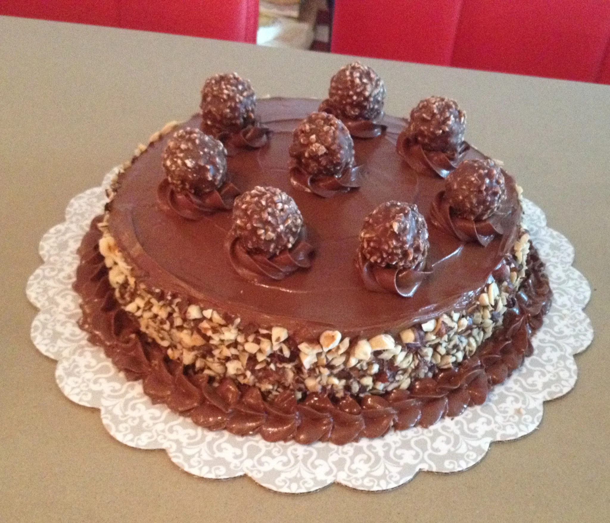   Ferrero Rocher Cake  