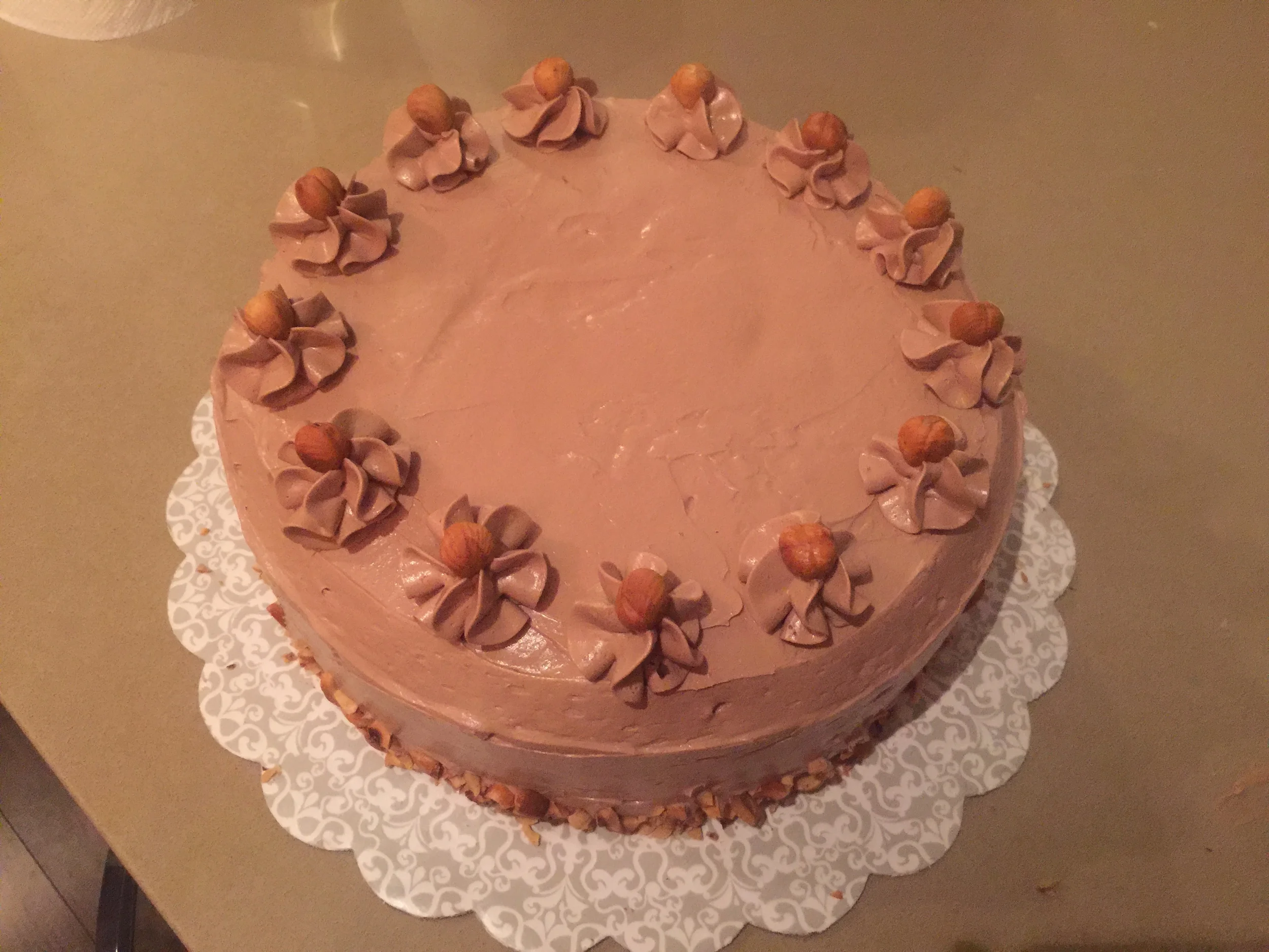   Banana Chocolate Nutella Cake  