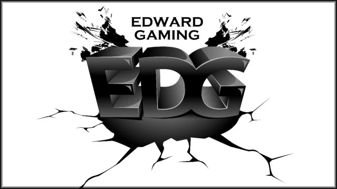 EDward Gaming - a pro team which has won over 2 million in prize money since 2014 - has a complicated and kind of uninspired logo. (A gym I used to work for had one very similar, actually!) It doesn't convey much of anything about the team. It could make a cool video intro animation though.