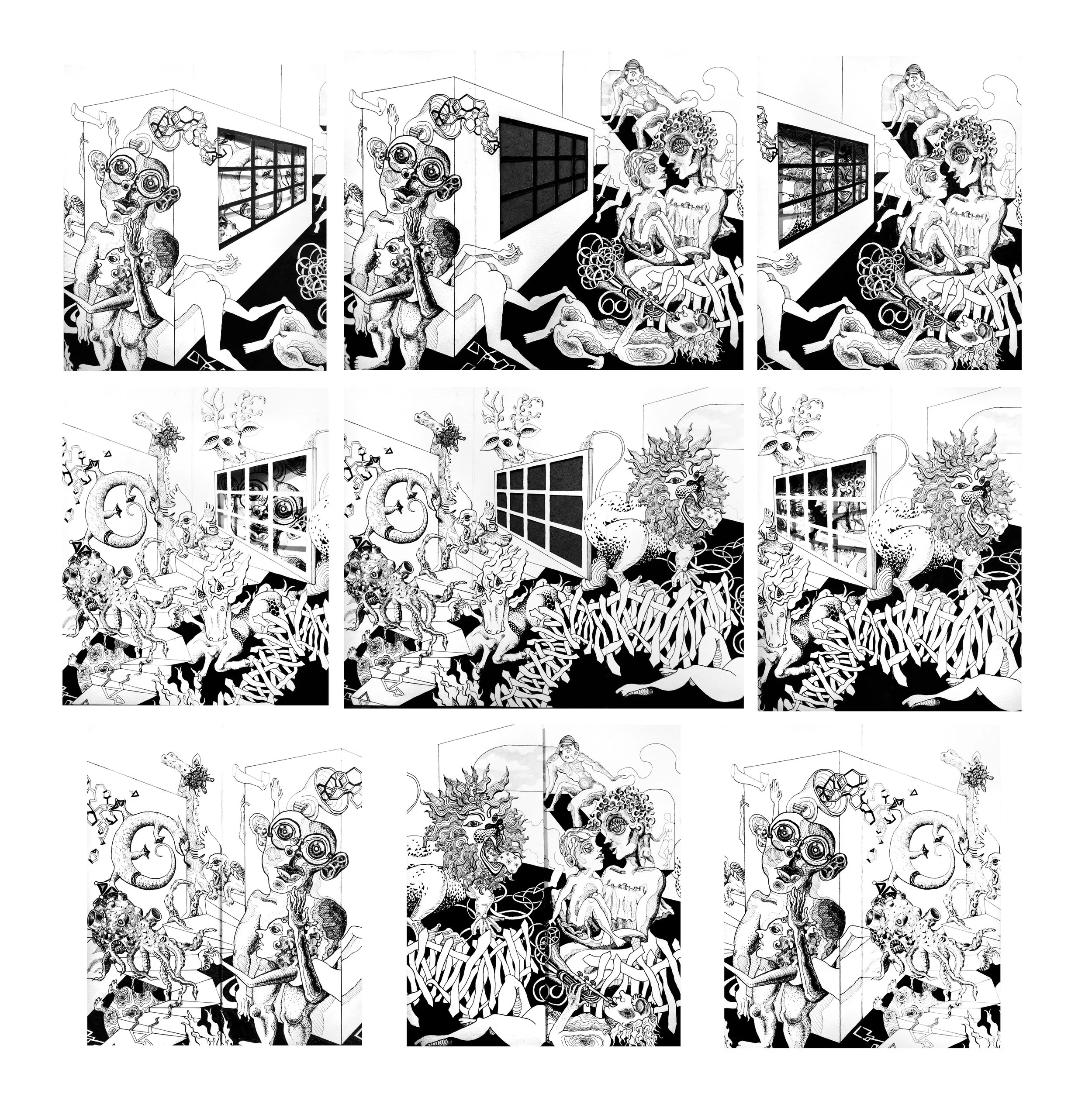 More than nine possible compositions 九+种看法