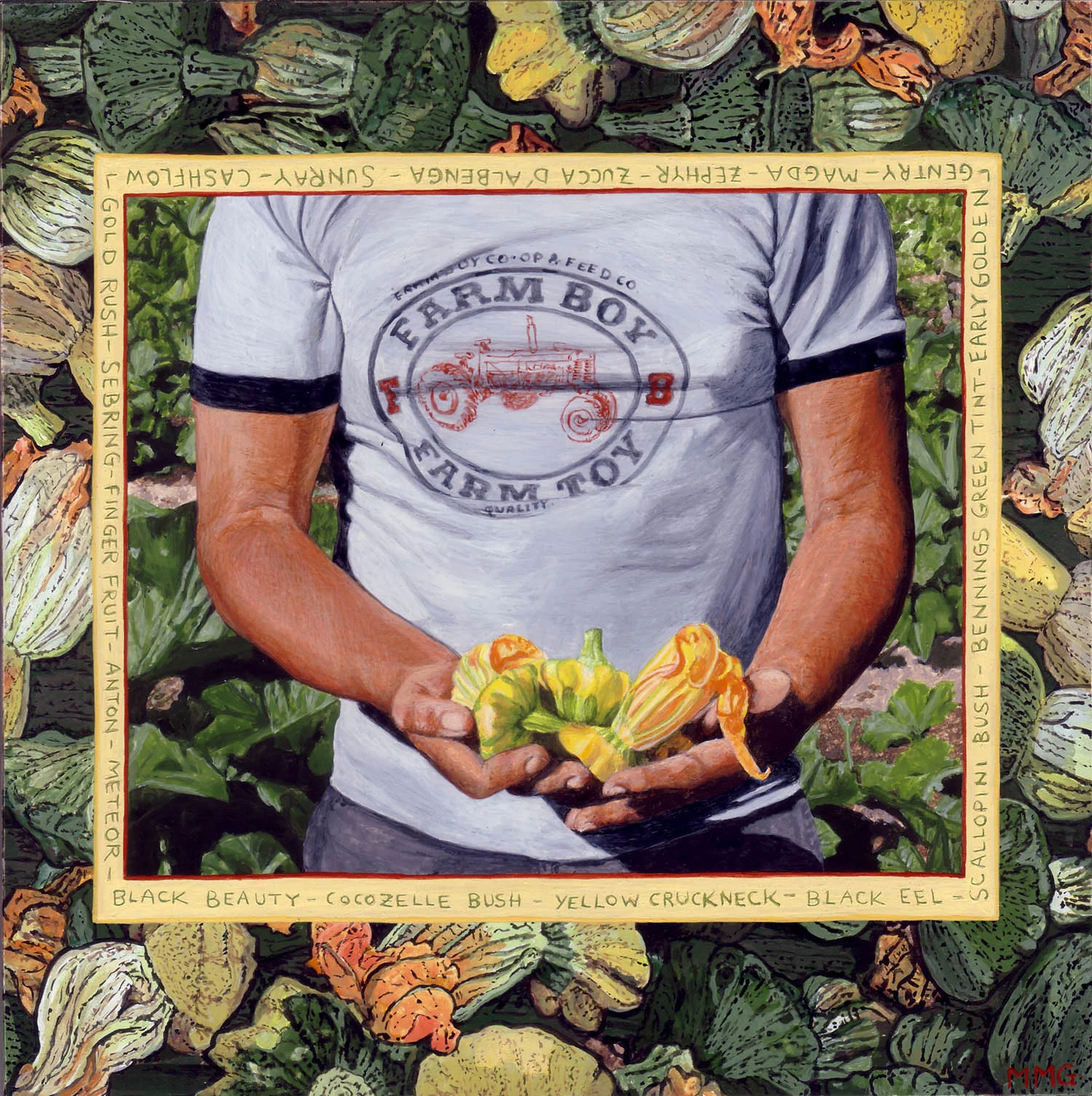 Farm Boy - 8" x 8"
