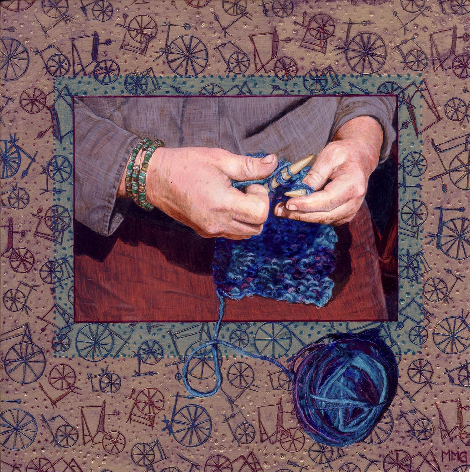 Wool - 6" x 6"